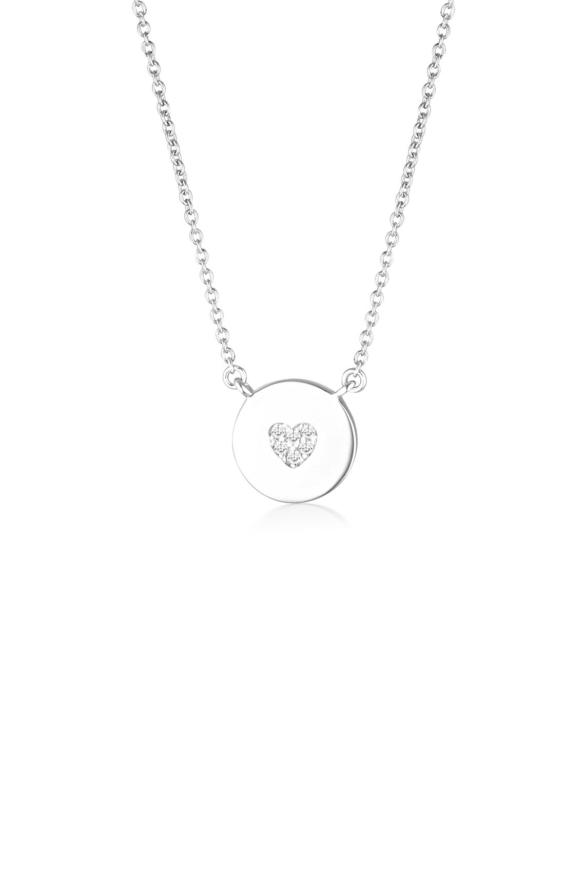 GEORGINI Rock Star Heart Disc Pendant