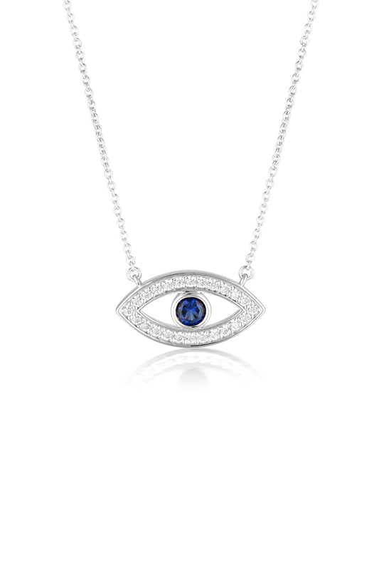 GEORGINI Rock Star Blue Evil Eye Pendant