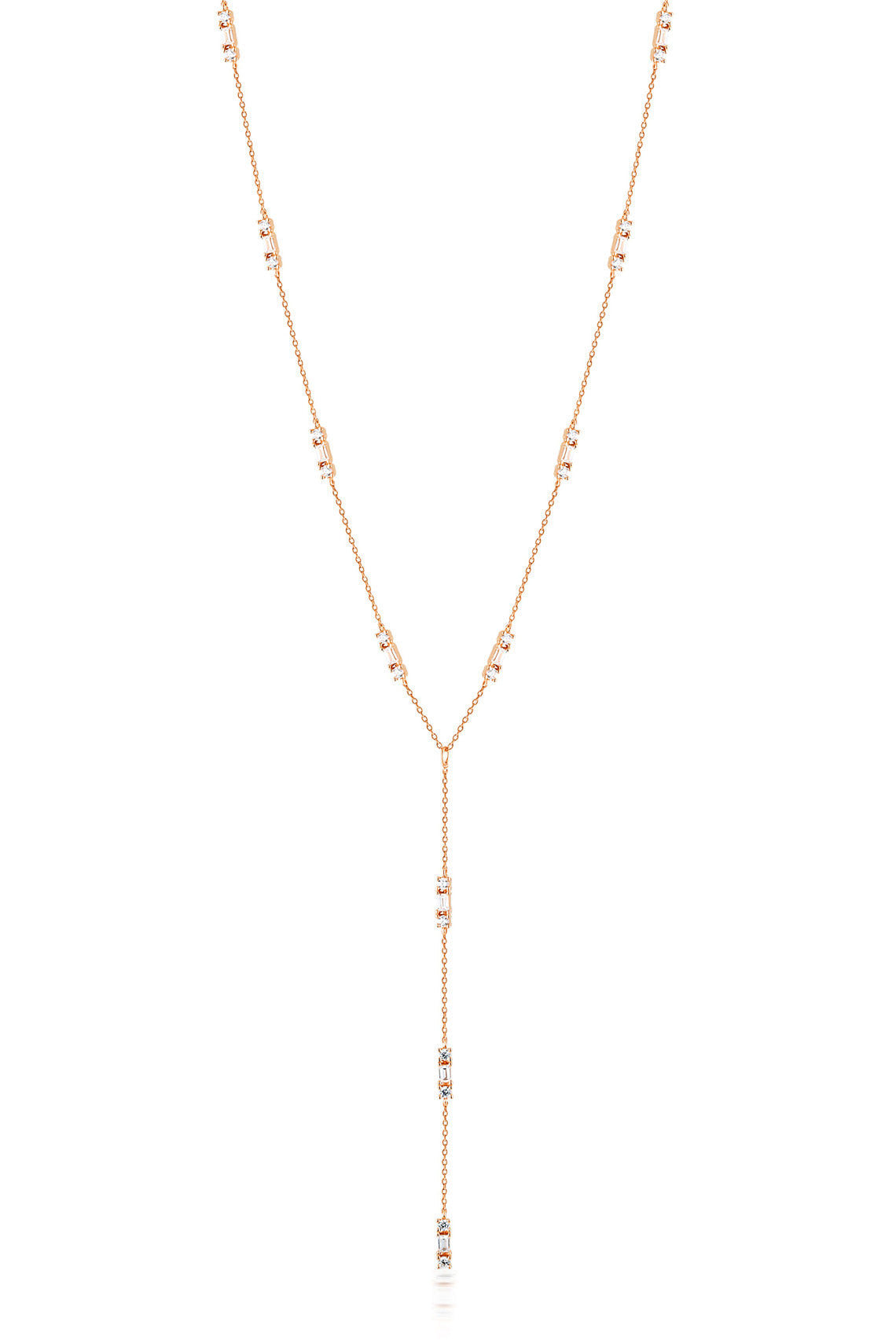 GEORGINI THE LAYERED EDIT TOLU NECKLACE ROSE GOLD