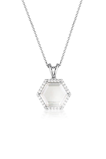 GEORGINI Hexagon Necklace