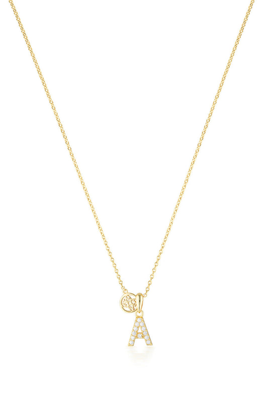 GEORGINI Luxury Letters A Initial Pendant