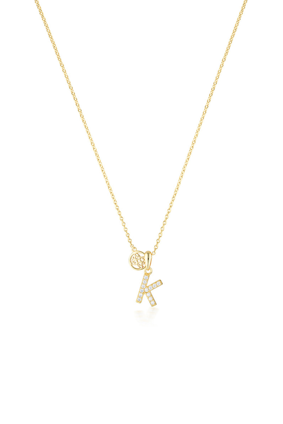 GEORGINI Luxury Letters A Initial Pendant