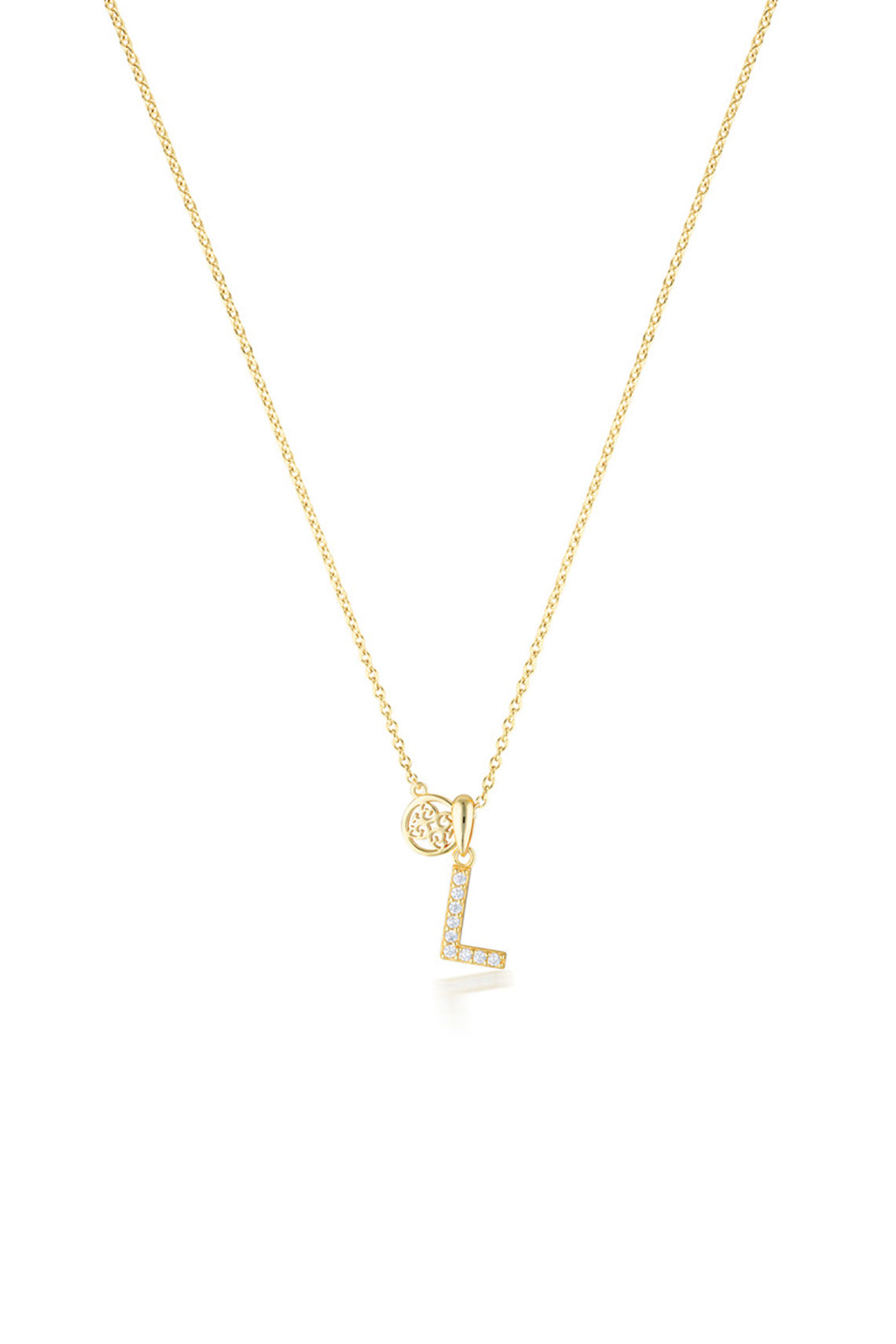 GEORGINI Luxury Letters A Initial Pendant