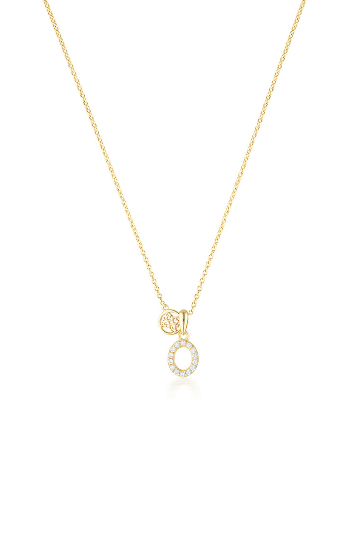 GEORGINI Luxury Letters A Initial Pendant