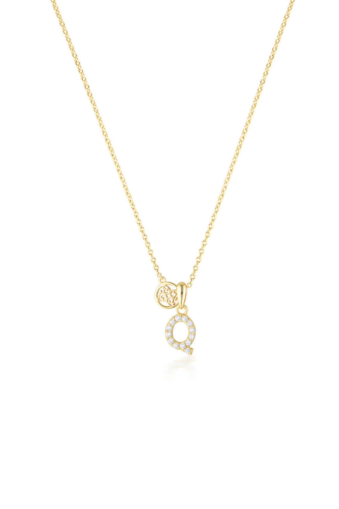 GEORGINI Luxury Letters A Initial Pendant