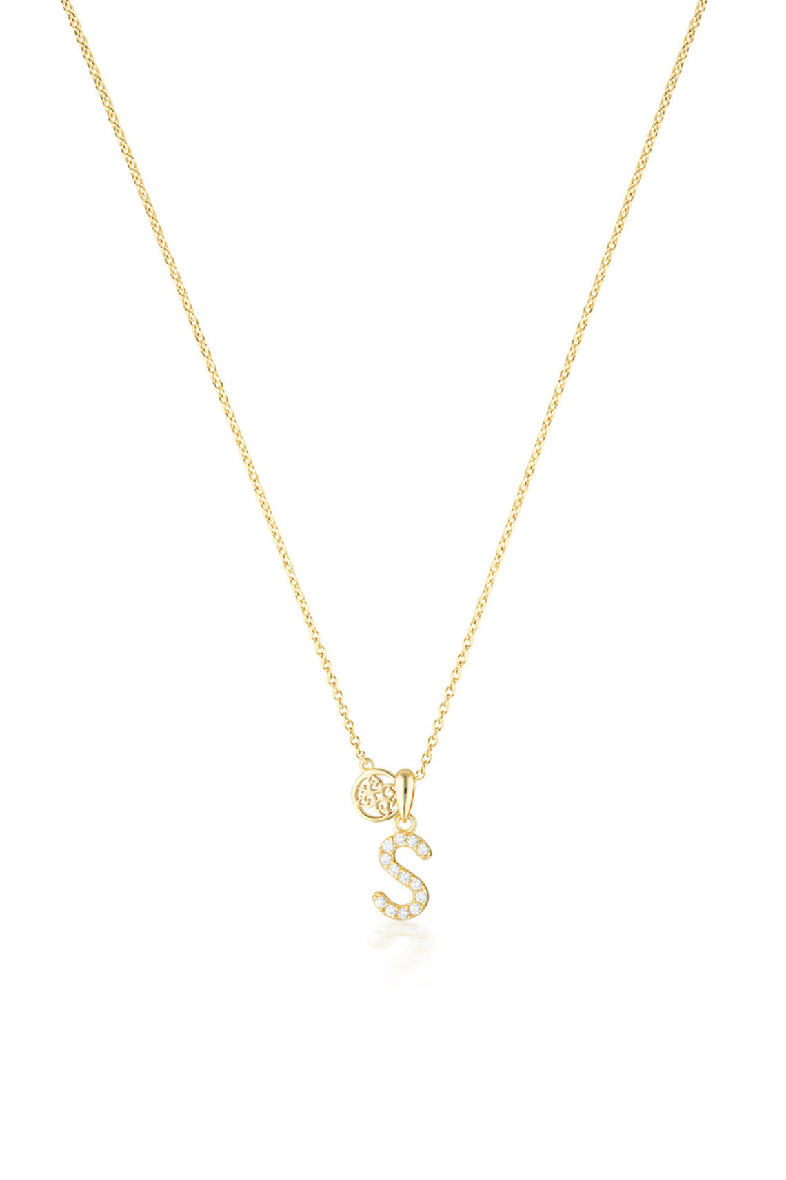 GEORGINI Luxury Letters A Initial Pendant