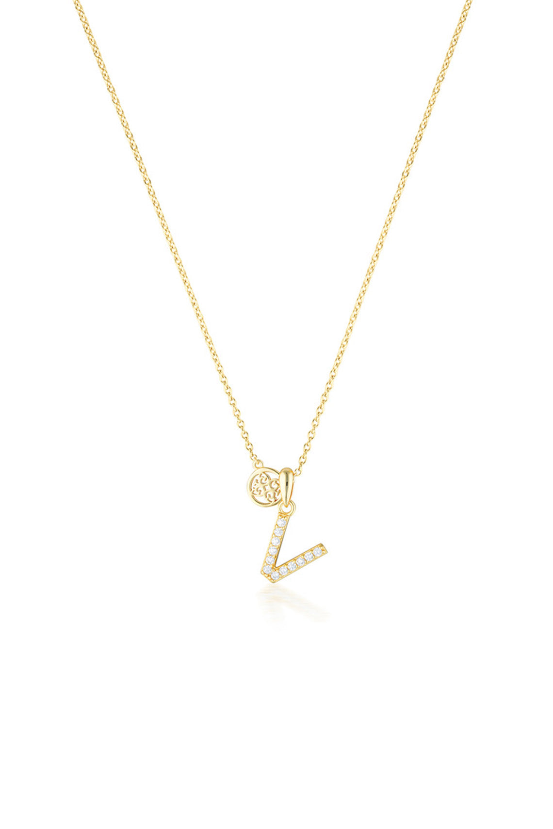 GEORGINI Luxury Letters A Initial Pendant
