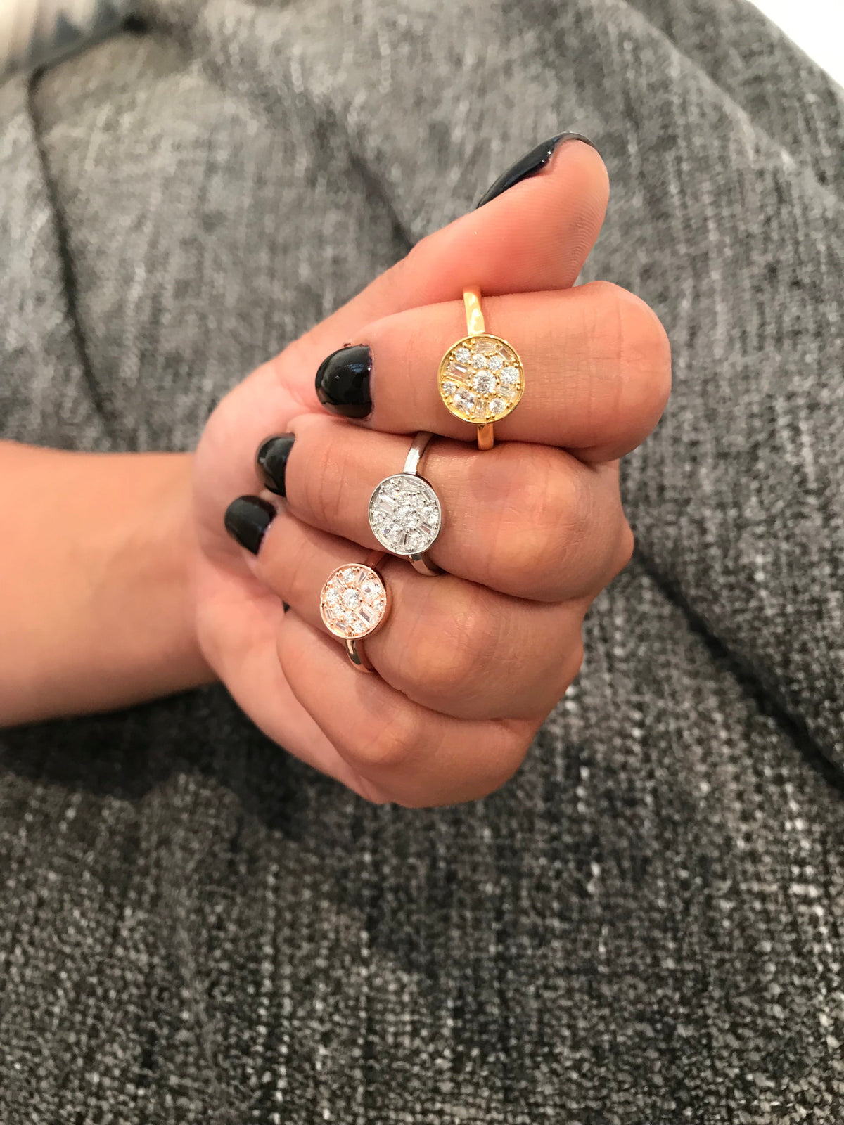 GEORGINI Mosaic Disc Ring