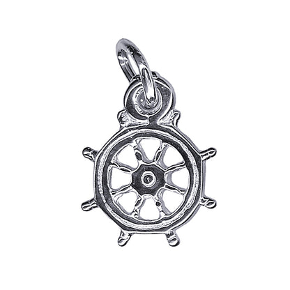 Ships Wheel Charm 10mm
