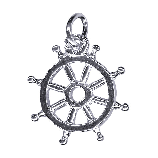 Ships Wheel Charm 15mm