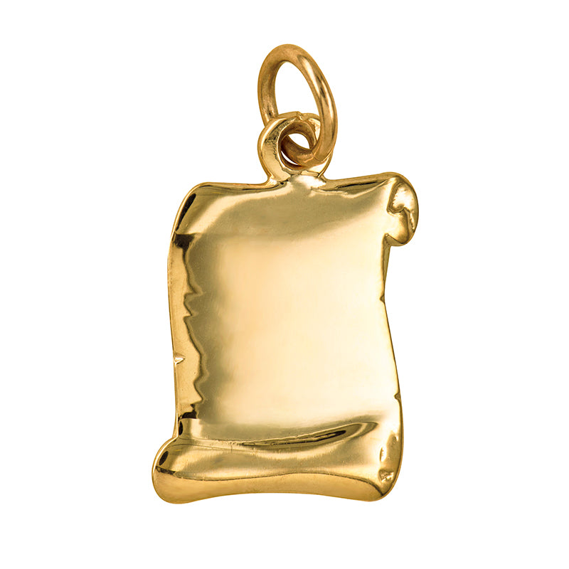 Open Scroll Charm