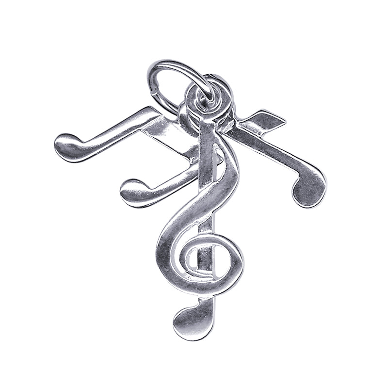 3 Piece Music Notes Charm
