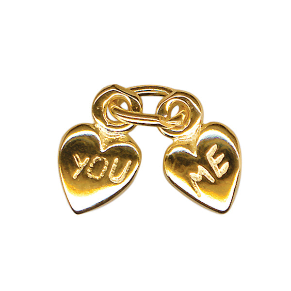 Hearts You & Me Charm