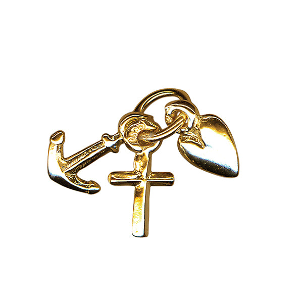 Faith, Hope & Charity Charm 8mm x 5mm JC1472