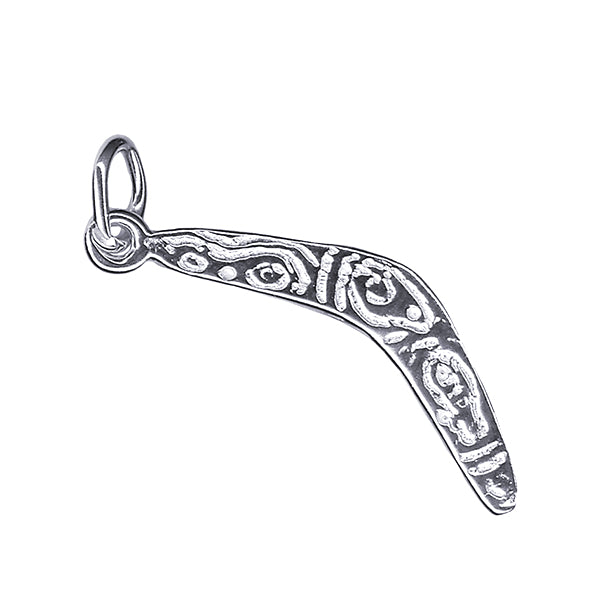 Boomerang Charm 10mm x 18mm