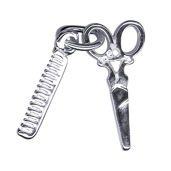 Comb & Scissors Charm