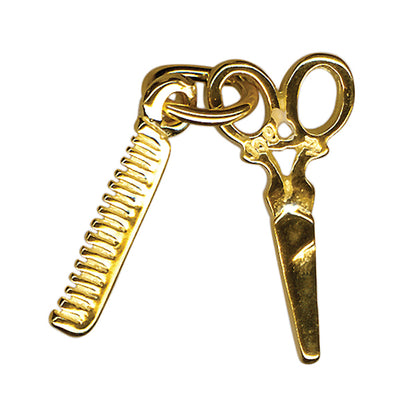 Comb & Scissors Charm