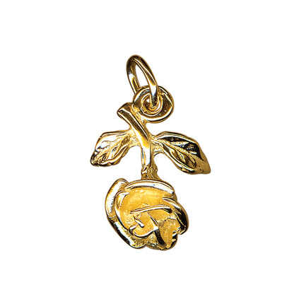 Rose Charm 15mm x 12mm