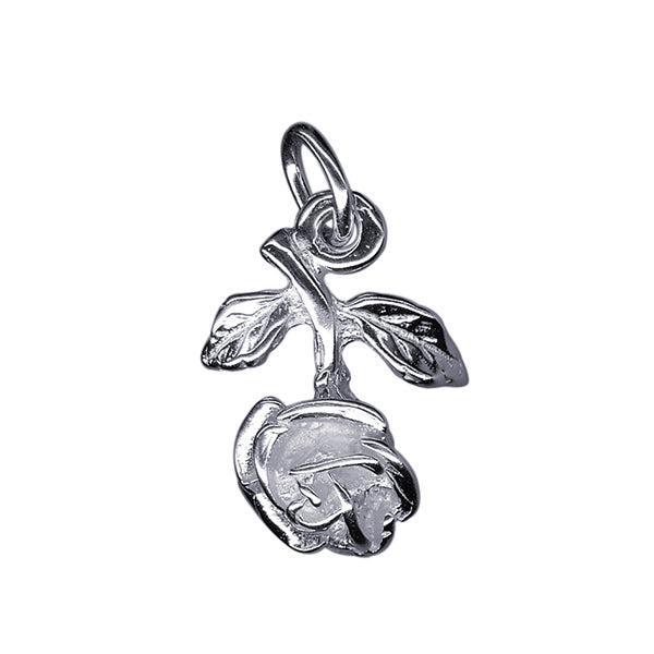 Rose Charm 15mm x 12mm
