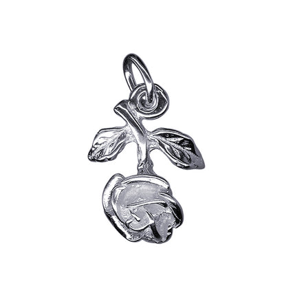 Rose Charm 15mm x 12mm