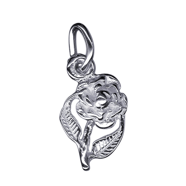 Rose Charm 11mm x 8mm