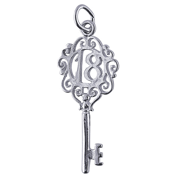18 Key Charm 27mm x 13mm