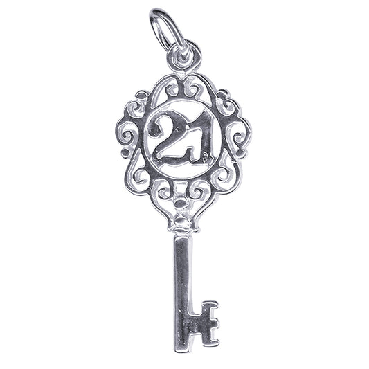 21 Key Charm 27mm x 13mm