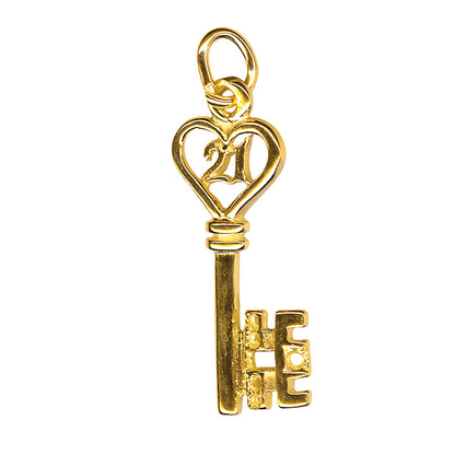 21 Key Charm 22mm x 11mm