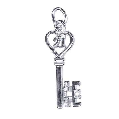 21 Key Charm 22mm x 11mm