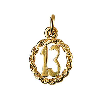 13 In Circle Charm