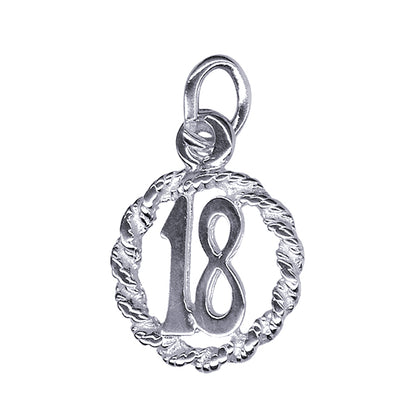 18 in a Circle Charm