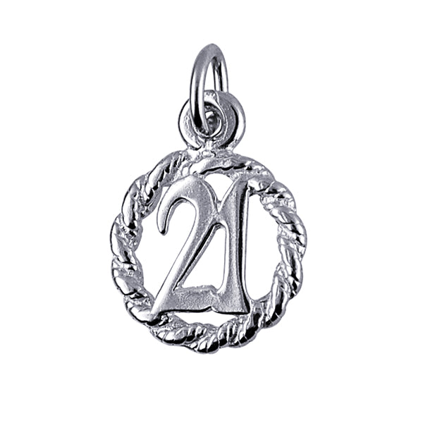 21 in a Circle Charm