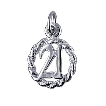 21 in a Circle Charm
