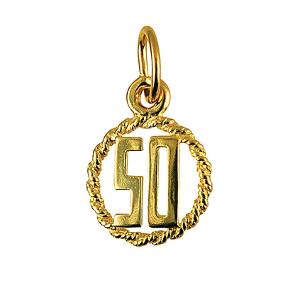 50 in a Circle Charm
