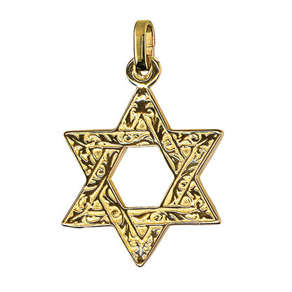 Star Of David Engraved