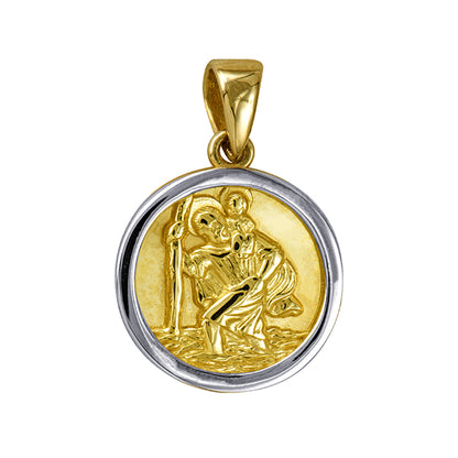 12mm Round Saint Christopher Charm