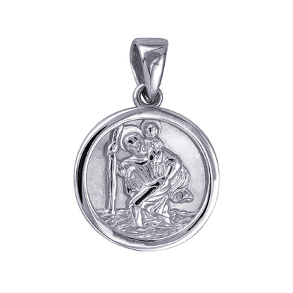 12mm Round Saint Christopher Charm