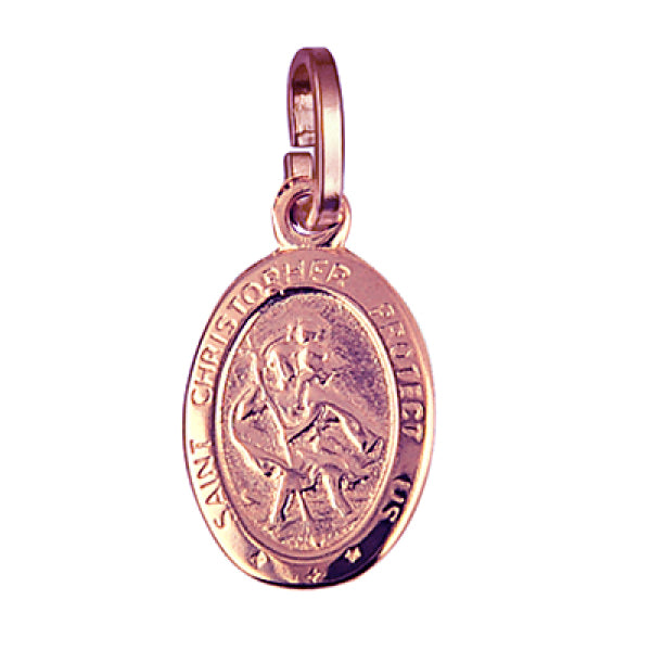 Saint Christopher Charm 12mm x 9mm