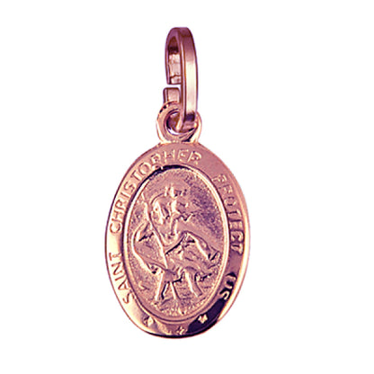 Saint Christopher Charm 12mm x 9mm