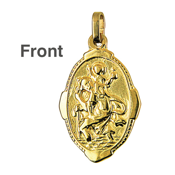 Saint Christopher Charm 21mm x 15mm