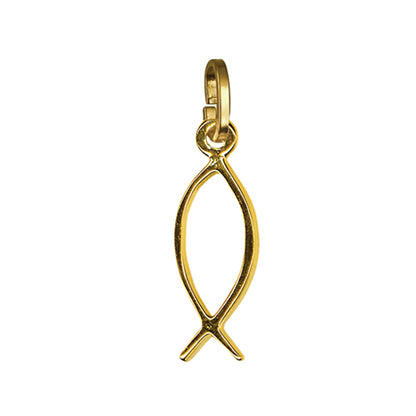 Religious Fish Charm 16mm x 7mm
