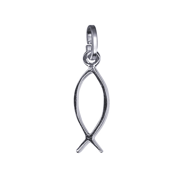 Religious Fish Charm 16mm x 7mm