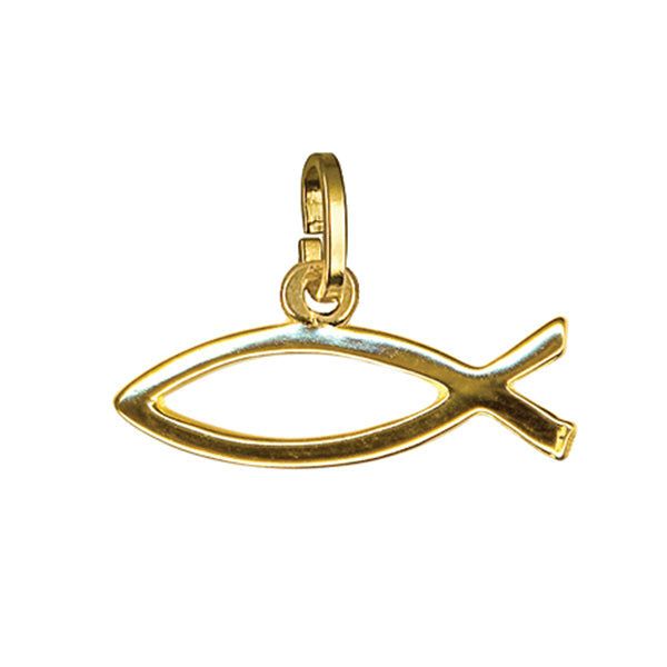 Religious Fish Charm 7mm x 21mm