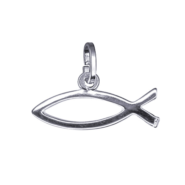 Religious Fish Charm 7mm x 21mm