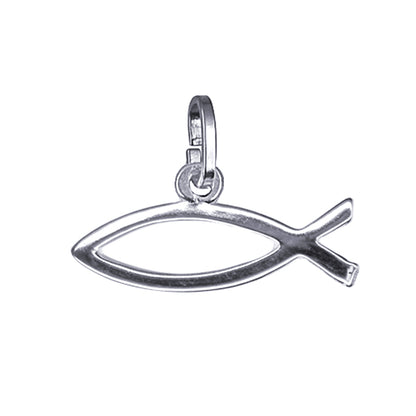 Religious Fish Charm 7mm x 21mm