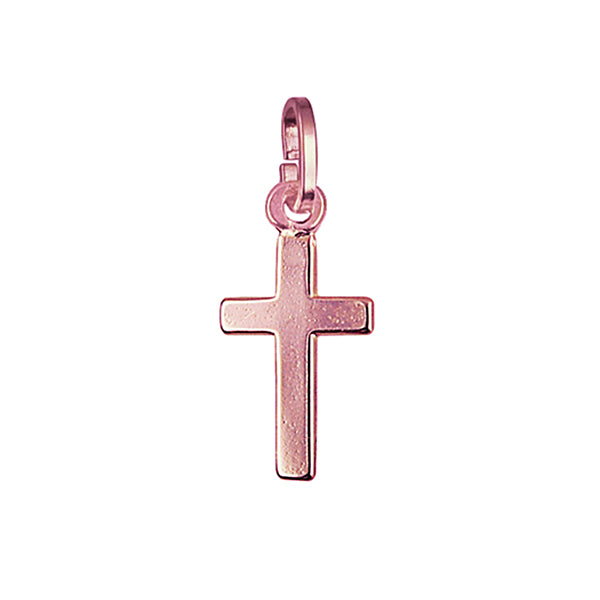 Flat Plain Cross 14mm x 8mm