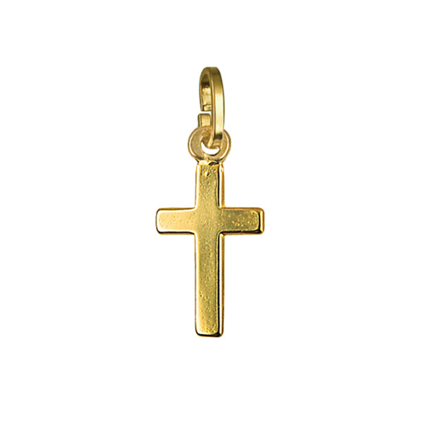 Flat Plain Cross 14mm x 8mm