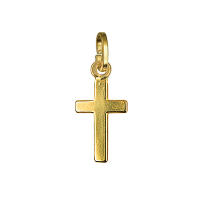 Flat Plain Cross 14mm x 8mm