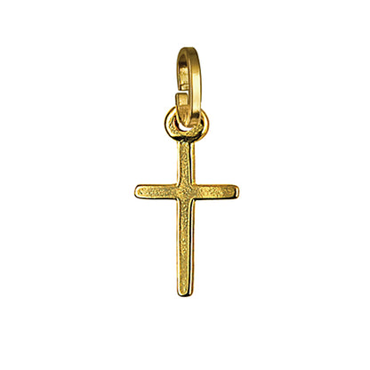 Flat Plain Cross 13mm x 8mm