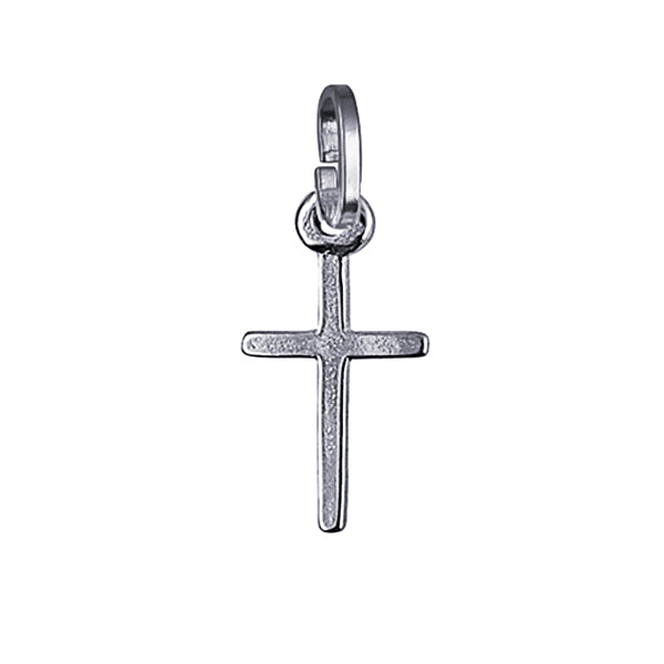 Flat Plain Cross 13mm x 8mm